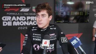 Colapinto tras el GP de Mónaco: Fue un domingo mejor