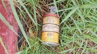 La granada encontrada en Villa Gobernador Gálvez