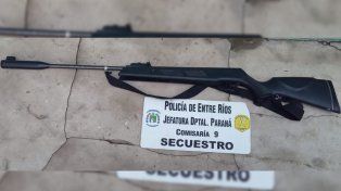 Un joven fue herido con un aire comprimido en Paraná.