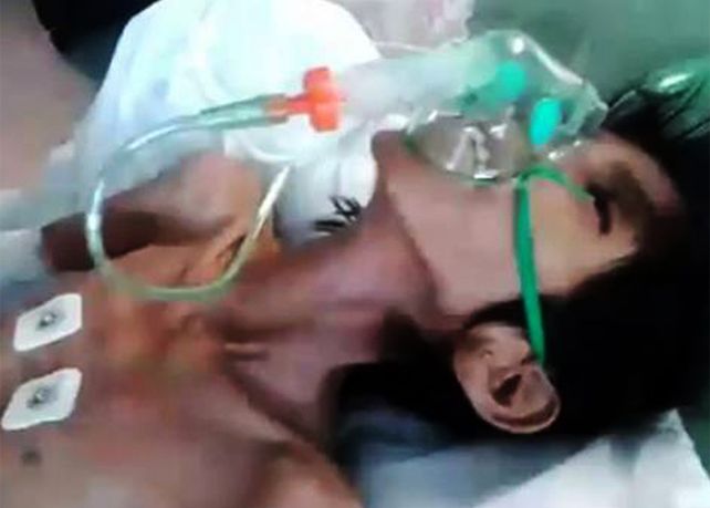 Oscar Sánchez pasó por un puesto sanitario y dos hospitales antes de llegar a Resistencia.