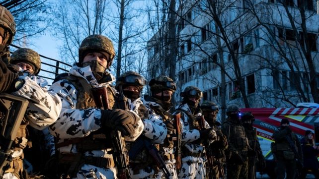 Una zona fantasma de Chernobyl fue elegida por Ucrania para entrenar su ejército