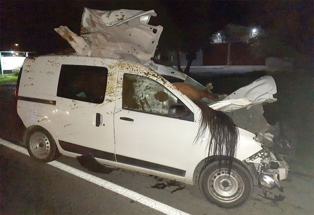 Un impactante siniestro vial se registró en la ruta 40 a la altura del paraje Las Golondrinas