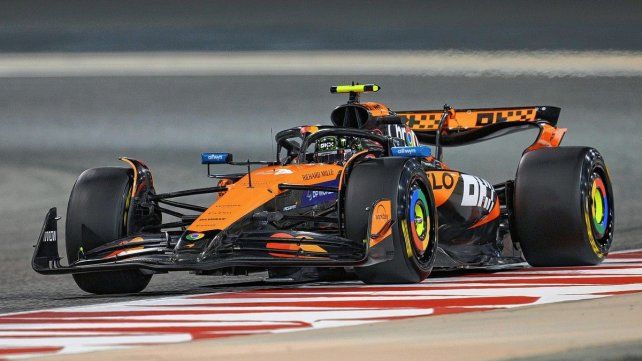 Norris fue el más rápido en el primer día de tests de la F1 en Bahréin