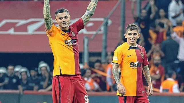 Mauro Icardi debutó en el Galatasaray de Turquía