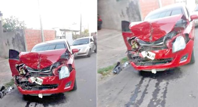 Difusión. El vehículo quedó muy dañado después de la corta persecución que terminó con el siniestro.&nbsp;