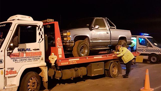 Interceptaron camión de auxilio mecánico con casi 120 kilos de marihuana