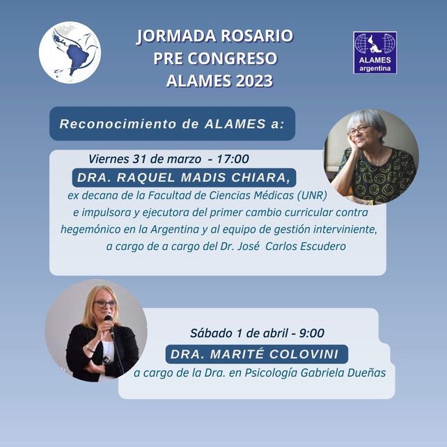 Se lanza el pre Congreso de Medicina Social y Salud Colectiva con homenajes a dos mujeres ilustres