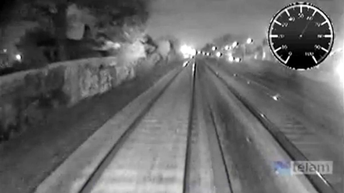 Un impactante video muestra el recorrido del tren Sarmiento antes del choque en Castelar