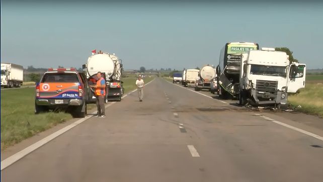 Choque Múltiple en el kilómetro 396 de la autopista Rosario-Córdoba