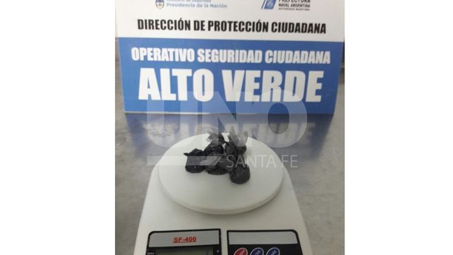 Detuvieron a un delivery de droga en Alto Verde