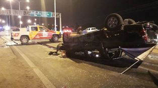 El accidente se produjo antes de la medianoche en el kilómetro cero de la Ruta Provincial 1