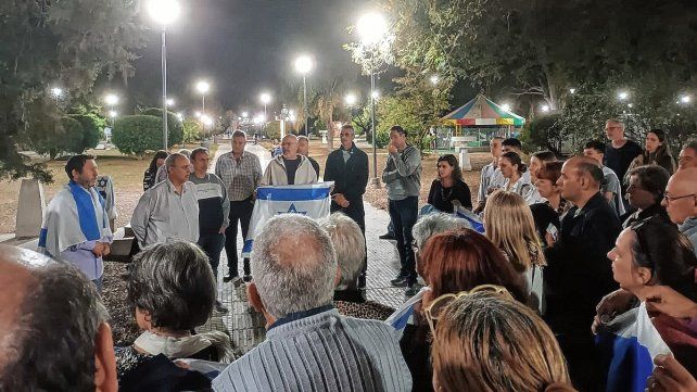 Marcha para repudiar el atentado terrorista en Israel