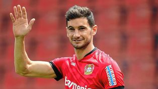 Lucas Alario, en Brasil.