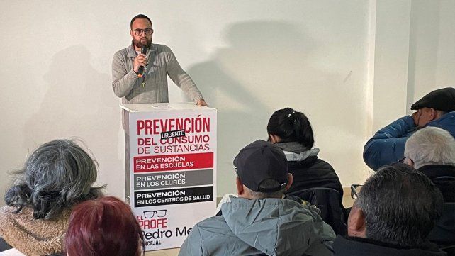 Pedro Medei: La prevención del consumo de sustancias debe ser abordado por el Municipio*