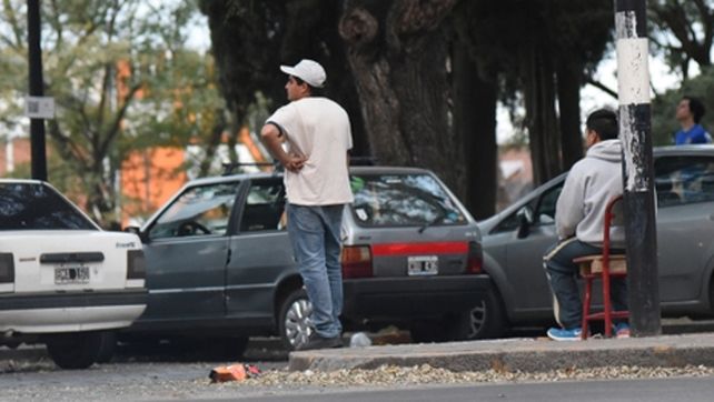 Cada vez más. Los trapitos copan las zonas de mayor concentración de  gente