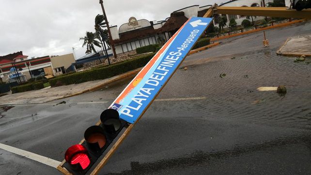 Impactantes imágenes del paso del huracán Delta por Cancún y Playa del Cármen