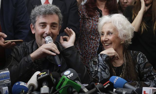 El viernes pasado Carlotto y su nieto hablaron en conferencia de prensa.