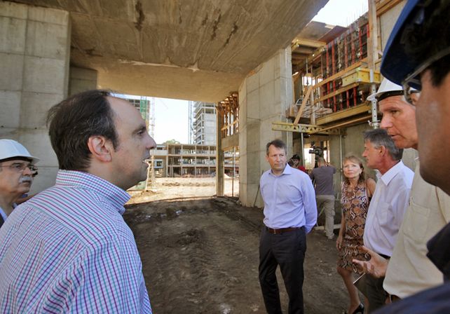 La obra del Procrear en el Parque Federal tiene un avance del 50 por ciento