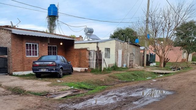 El lugar en dónde el chico fue mordido por el perro