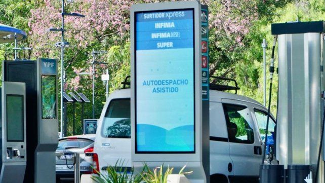 Surtidores autodespacho YPF