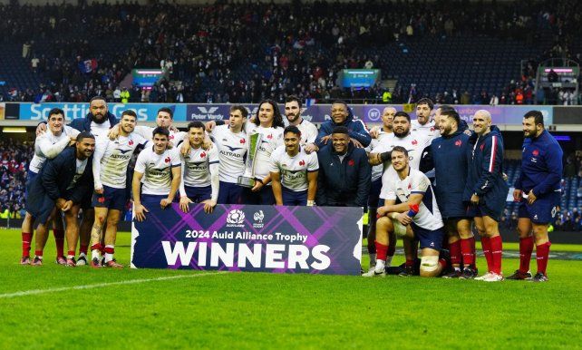 Francia se reencontró con la victoria en Edimburgo al derrotar a Escocia 20 a 16.