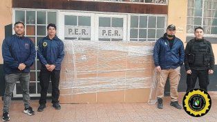 El televisor de 100 pulgadas fue recuperado en Calabacilla por parte de la Policía de Entre Ríos.