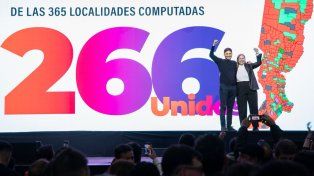 Unidos recuperó 58 comunas, ganó 17 de las 19 intendencias en disputa, y además fue la opción más votada en toda la provincia, ganando en 3 de cada cuatro localidades
