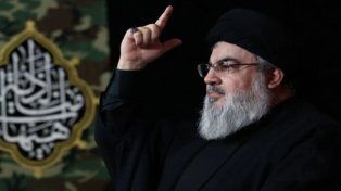 Hassan Nasrallah, líder del grupo terrorista Hezbollah.