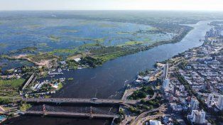 Capturas aéreas de UNO Santa Fe sobre la crecida del Paraná.