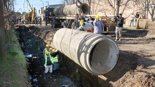 El Municipio realiza el entubamiento del zanjón en Callejón El Sable