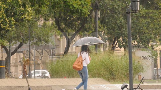 Se renovó el alerta a corto plazo por fuertes lluvias y ocasional caída de granizo