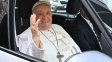 Papa Francisco obtuvo el alta y salió sonriendo del Gemelli Papa Francisco obtuvo el alta y salió sonriendo del Gemelli