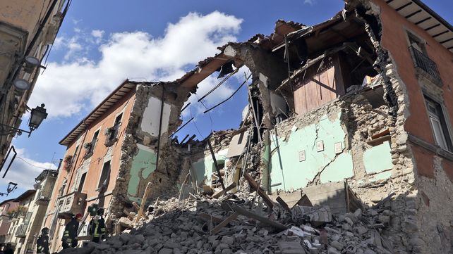 Las estremecedoras imágenes del sismo que sacudió a Italia
