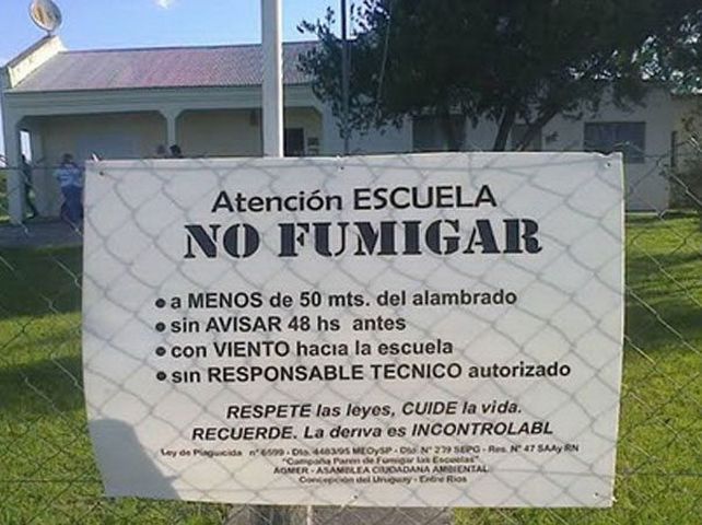 Organizan un encuentro de pueblos fumigados