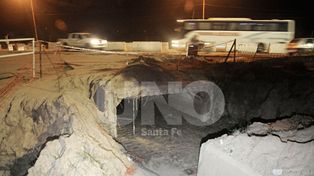 Preocupan las obras en la ruta 1 por la falta de luz y el riesgo en el tránsito