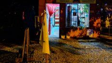 El lugar donde ocurrió el accidente fatal. El lugar donde ocurrió el accidente fatal.