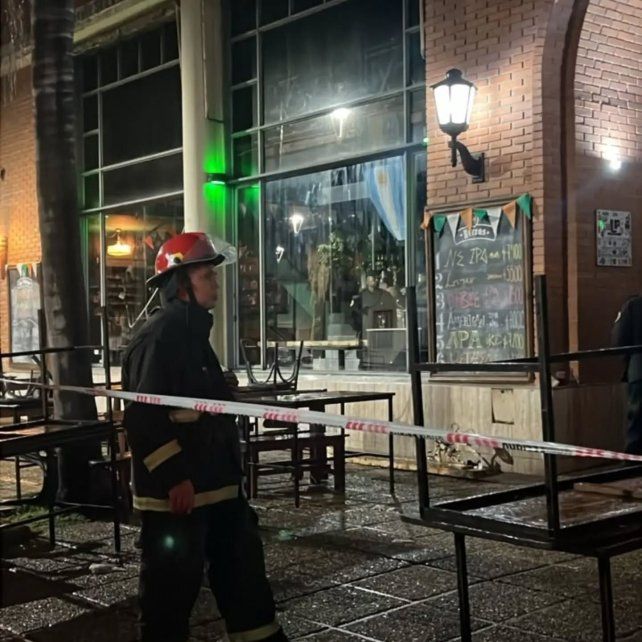 El bar de Paraná ubicado en calle Alameda de la Federación y Córdoba.