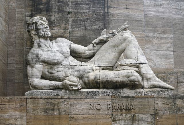 La escultura Río Paraná será reparada