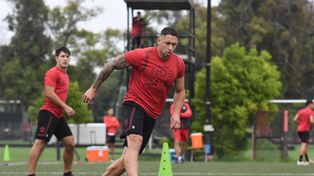 Méndez sigue entrenando a fondo en Bella Vista.&nbsp;