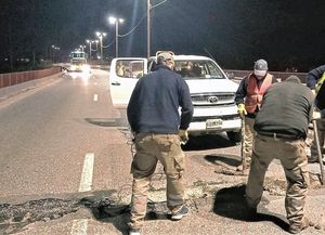Ruta 168: comienzan las reparaciones en los puentes aliviadores entre La Guardia y El Pozo