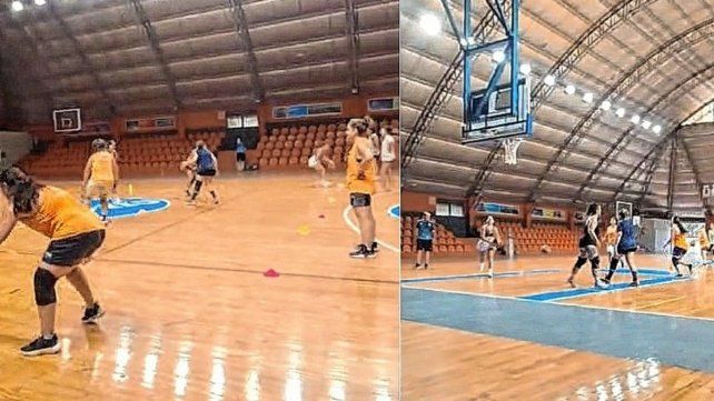 El plantel de AMFES comenzó su pretemporada en el Polideportivo de Cilsa.