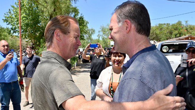 El gobernador Gustavo Bordet y&nbsp;el intendente de Valle María