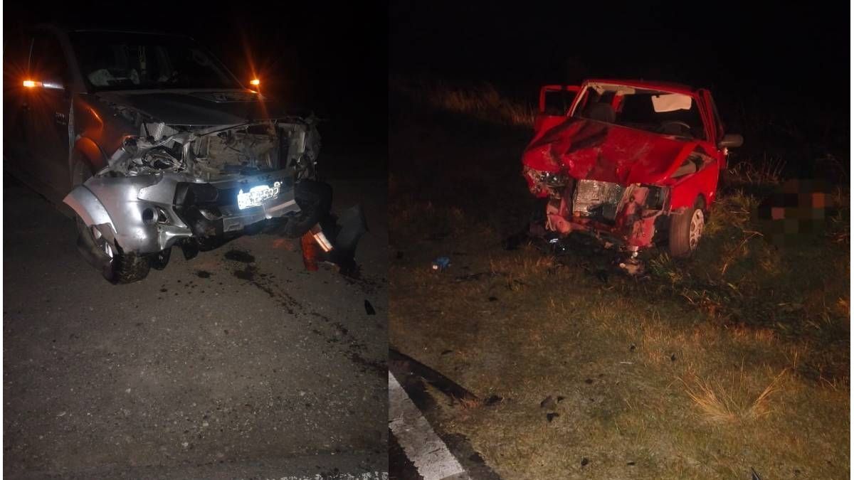 Ruta 18: chocaron dos vehículos de frente y un hombre debió ser hospitalizado