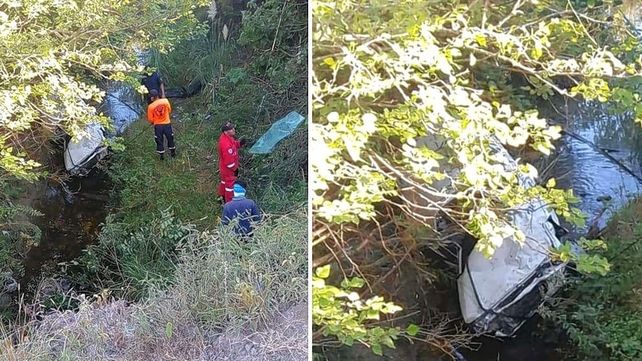 En Santa Elena un auto cayó de un puente y hay un fallecido
