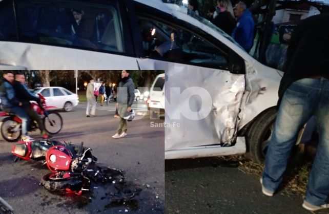 El accidente ocurrió en inmediaciones de Almirante Brown y Alberti