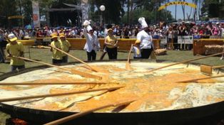 En Pigüé celebrarán el aniversario de la ciudad con un omelette de 17 mil huevos
