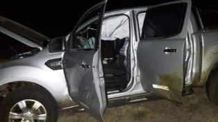 Por evitar animales sueltos, chocaron dos camionetas en la autopista Rosario-Santa Fe