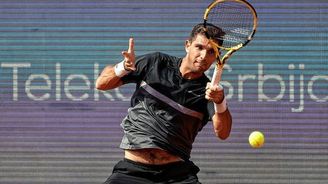 Federico Delbonis enfrentará a Molcan en procura de ser finalista en Belgrado.&nbsp; &nbsp;