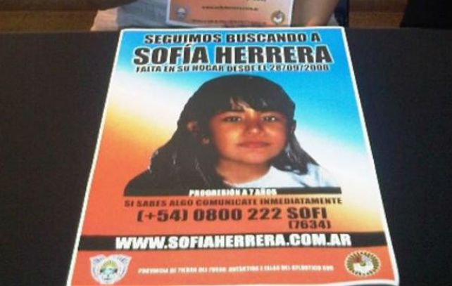 La policía descartó que la nena hallada en Rosario sea Sofía Herrera