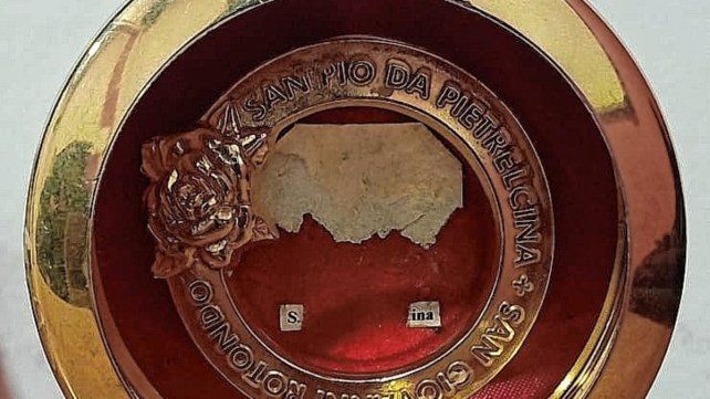 Paraná: se recuperó la valiosa reliquia robada del Padre Pío